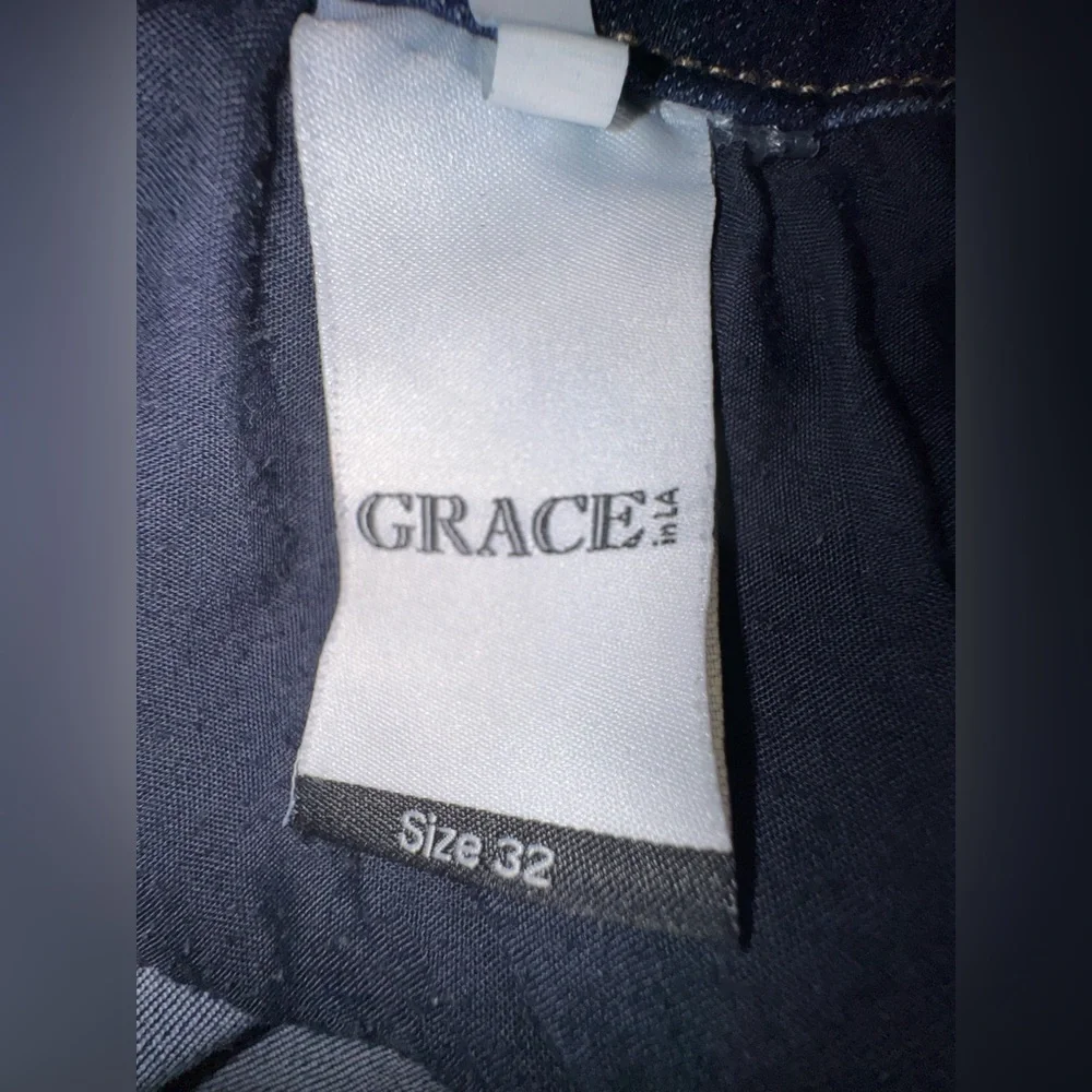Grace in LA Easy Fit Raw Hem Skinny Jeans – Size 32 – EUC - Picture 6 of 12